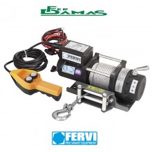 ARGANO ELETTRICO 12V, IN CORRENTE CONTINUA 2000 KG. FERVI ART. 0630/2200